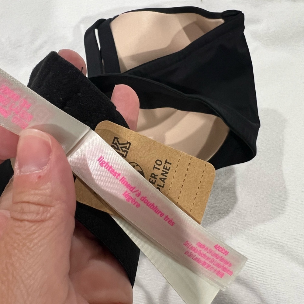 PINK VS Victoria Secret bra black lightest lined 42C - Picture 5 of 7